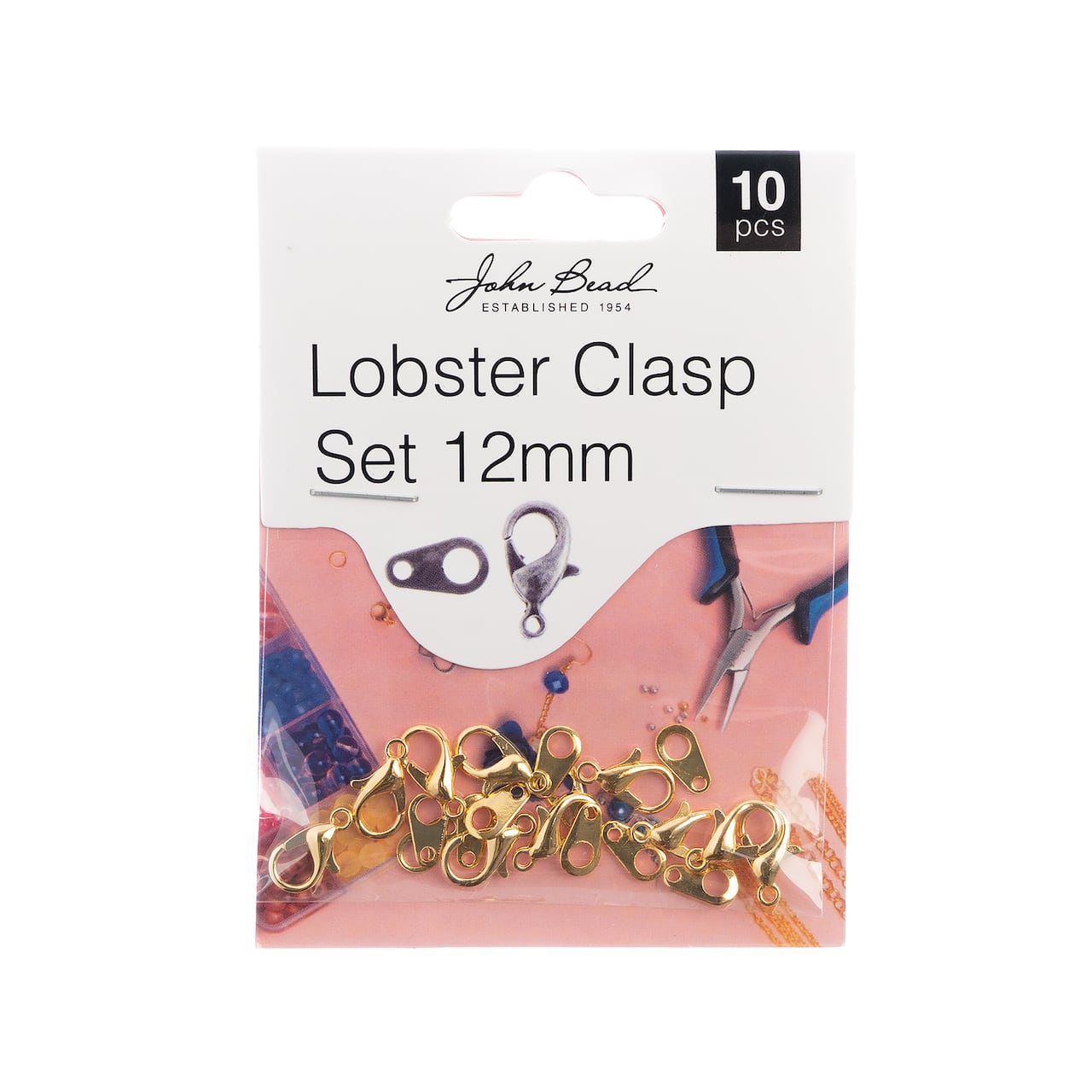 John Bead Must Have Findings 12mm Lobster Clasps